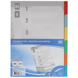 TTO Index 1-6 A4 Kartonski Boja Cijene