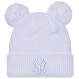 New Era Kape Mlb Wmns Rib Pom Beanie Neyyan Kulich Bela | Shoptok.si