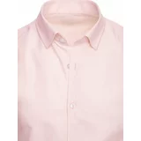 DStreet Men's Solid Pink Shirt