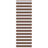 Zebra zavjesa smeđa 70x230 cm širina tkanine 65,9 cm poliester | Shoptok.si