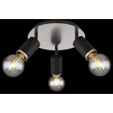 Globo 54032-3B - Spot svetiljka JOSEBA 3xE27/60W/230V, crno drvo | Eponuda.com
