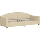  Dnevni krevet na razvlačenje krem 80 x 200 cm od tkanine | shoptok.hr