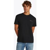 Tommy Jeans Majica rdeča / črna / volneno bela | Shoptok.si