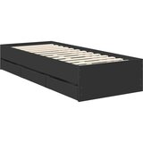 Okvir za krevet Crna 75 x 190 cm Inženjersko Drvo | shoptok.hr