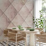 Foto tapeta - Perfect cuts - geometric symmetrical tiled pattern with pattern 200x140 Vodootporna | shoptok.hr