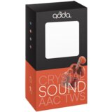 ADDAtech Slušalke TWS-002-OR, Crystal TWS, AAC, bluetooth 5.1, oranžne., (21254917) Cene