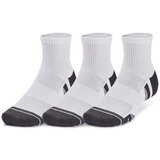 Under Armour Uniseks čarape PERFORMANCE TECH QTR, 3 para, Bele