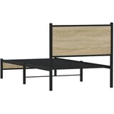  Metalni okvir kreveta bez madraca boja hrasta sonome 90x200 cm | shoptok.hr