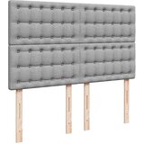  Krevet box spring s madracem svjetlosiva 160x200 cm tkanina | shoptok.hr