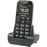 Evolveo EasyPhone mobilni telefon za starejše s polnilnim stojalom (črn) | Shoptok.si