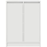 Ormarić za cipele bijeli 57x34x76 cm od konstruiranog drva | shoptok.hr