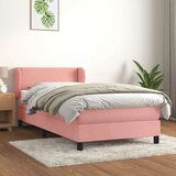 Box spring krevet s madracem ružičasti 80 x 200 cm baršunasti Cijene