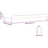 vidaXL Navlaka za vanjski namještaj 182 x 102 x 15 cm | shoptok.hr