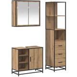 vidaXL set namještaja za kupaonicu 3 pcs hrast artisan 65 x 33 x 60 cm | shoptok.hr