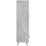 Visoka komoda boja betona 69,5 x 31 x 115 cm konstruirano drvo | shoptok.hr