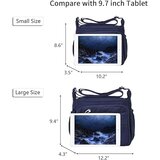Venisymlis (S, Modra) Ženska Najlonska Torba Za Čez Ramo Modna Nepremočljiva Torba Za Čez Ramo Z Več Žepi, (22069980) | Shoptok.si