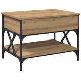  Kava Stol Umjetnički hrast 70x50x50cm Konstruirano drvo | shoptok.hr