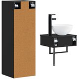  Set namještaja za kupaonicu 2 kom. Crna 33 x 34,5 x 100 cm | shoptok.hr