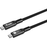 Equip USB 4 C to C Cable, 2m, PD240W, 8K /60Hz, 80Gbps, Black | shoptok.hr
