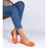 Gemre Orange patent ballet flats Aurika | shoptok.hr
