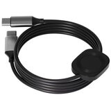 INF 2-v-1 100W magnetni brezžični polnilni kabel z Apple Watch Black, (5000276848) | Shoptok.si