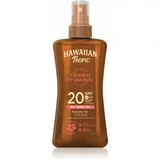 Hawaiian Tropic Glowing Protection Dry Oil Spray vlažilni gel za sončenje SPF 20 200 ml