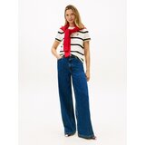 Tommy Hilfiger Majica bež / črna | Shoptok.si