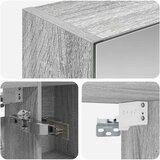  Kupaonski ormar s ogledalom Siva Sonoma 70 x 14,5 x 70 cm | shoptok.hr
