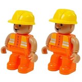 Kamion kiper na daljinsko upravljanje sa figurom radnika - sivo/žuti | shoptok.hr
