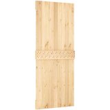  Drsna vrata s kompletom vodil 85x210 cm trdna borovina, (20804537) | Shoptok.si