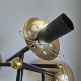 LAMKUR plafonski luster malena 3xE14/5W/230V zlatna/crna/dimno bež | Eponuda.com