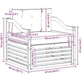  Zunanji kavč Naravna in svetlo siva, (5000269259) | Shoptok.si