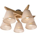  Plafonski luster ANTONIO 5xE14/40W/230V hrast | Eponuda.com