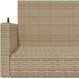 vidaXL Gugalna klop bež 119x56x48 cm poli ratan | Shoptok.si
