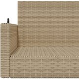 vidaXL Klupa za ljuljanje bež 119 x 56 x 48 cm od poliratana | shoptok.hr