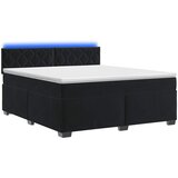  s box springom, madracem i LED-om Crna 140 x 190 cm | shoptok.hr
