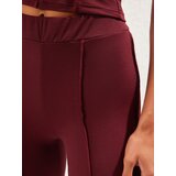 Trendyol ženski set Crop Top i Knitted Bottom Twoss25Au00047, burgundac | Eponuda.com