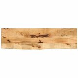 vidaXL Mizna plošča 110x40x2,5cm naraven rob trden robusten mangov les Cene