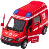  Metalni vatrogasni kombi za igru 1:32 - crveni | Shoptok.si