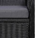  7-dijelni vrtni blagovaonski set crni | shoptok.hr