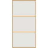  Drsna vrata zlata 102,5x205 cm mat ESG steklo in aluminij, (20983222) | Shoptok.si