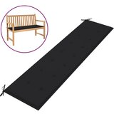 vidaXL Jastuk za vrtnu klupu crni 200 x 50 x 3 cm od tkanine Oxford cijene