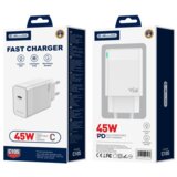 Jellico adapter C105 hišni polnilec GaN QC / PD 45W vhod Type C - Original (EU Blister) - bel Cene