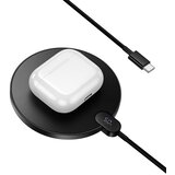 hoco. 15W induktivni punjač s USB-C kabelom i zaslonom CW62 crne boje | Shoptok.si