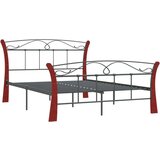  Za krevet crni metalni 120 x 200 cm | shoptok.hr