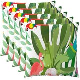  Presvlaka za jastuk 6 pcs HEERLEN Šareni 80 x 80 cm Poliester | shoptok.hr