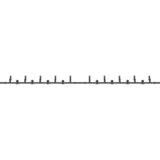 Pribor za klizna vrata 427 cm čelični crni | shoptok.hr