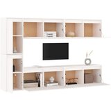 TV ormarići 6 kom bijeli od masivne borovine | shoptok.hr