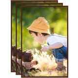  Okviri za fotografije 3 kom za zid i stol brončani 70x90 cm MDF Cijene