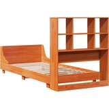  Okvir kreveta bez madraca voštano smeđi 75 x 190 cm od borovine | shoptok.hr